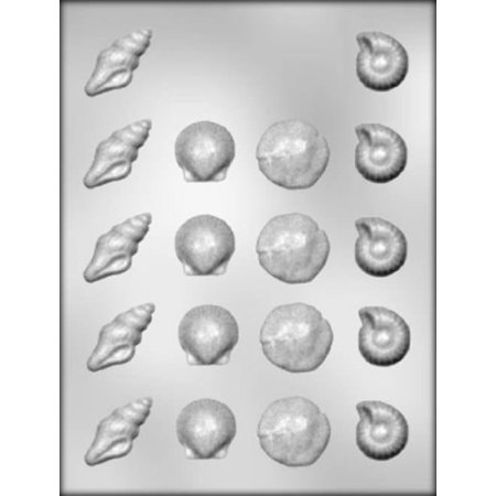 Seashell Assortment Chocolate Mold - 90-12817 - Includes Melting & Chocolate Molding Instructions