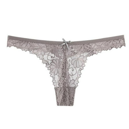 Compression Underwear Women Lace Bowknot Solid Color Low-Waist Cheeky Hipster Gray L
Compression Underwear Women Lace Bowknot Solid Color Low-Waist Cheeky Hipster Gray L
