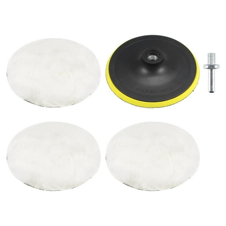 Uxcell 3Pcs 6 Inch Drill Power Brush Fiber Wool Pads Cleaning Kit with Disc Pad Holder
Uxcell 3Pcs 6 Inch Drill Power Brush Fiber Wool Pads Cleaning Kit with Disc Pad Holder
