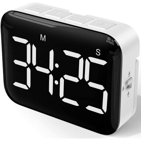 Digital Kitchen Timer For Cooking: Magnetic Countdown Timer With Large Led Display Adjustable Volume And Brightness Easy To Use For Kids Elders
Digital Kitchen Timer For Cooking: Magnetic Countdown Timer With Large Led Display Adjustable Volume And Brightness Easy To Use For Kids Elders