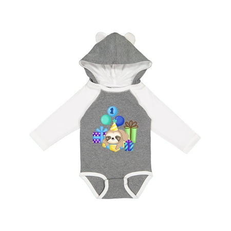 Inktastic 1st Birthday Sloth Gift Baby Boy or Baby Girl Long Sleeve Bodysuit
Inktastic 1st Birthday Sloth Gift Baby Boy or Baby Girl Long Sleeve Bodysuit