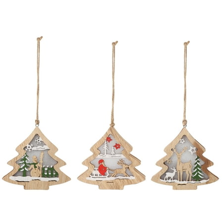 OUNONA 3pcs Christmas Night Lights Party Lighting Props Wooden Light Adornments
OUNONA 3pcs Christmas Night Lights Party Lighting Props Wooden Light Adornments