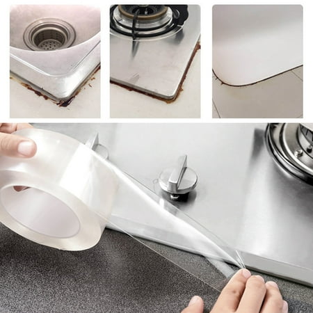 Bigstone 3/5m Bathroom Kitchen Mildew-proof Waterproof Sink Gap Transparent Tape Sticker
Bigstone 3/5m Bathroom Kitchen Mildew-proof Waterproof Sink Gap Transparent Tape Sticker