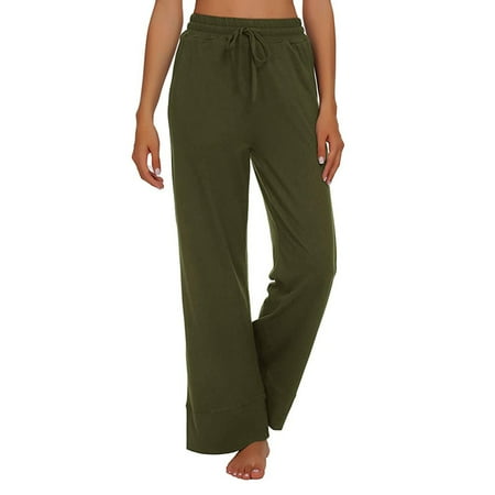 Women s Pants Loose Yoga Pants Wide Leg Drawstring Comfy Lounge Pajama Sweatpants with Pockets
Women s Pants Loose Yoga Pants Wide Leg Drawstring Comfy Lounge Pajama Sweatpants with Pockets
