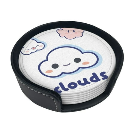 hand-drawn art drawings Beverage Coasters 6-piece set leather embosed coasters with stand Waterproof round coasters suitable for home
hand-drawn art drawings Beverage Coasters 6-piece set leather embosed coasters with stand Waterproof round coasters suitable for home