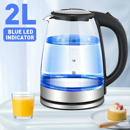 TOYMYTOY Electric Kettle with Blue LED Indicator Light large capacity Glass body Stainless Steel Bottom Kettle Water Boiler
TOYMYTOY Electric Kettle with Blue LED Indicator Light large capacity Glass body Stainless Steel Bottom Kettle Water Boiler