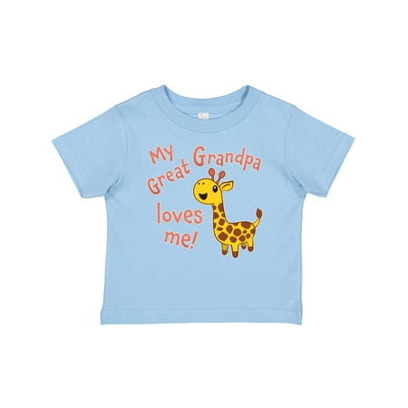 Inktastic My Great Grandpa Loves Me- Cute Giraffe Gift Baby Boy or Baby Girl T-Shirt
Inktastic My Great Grandpa Loves Me- Cute Giraffe Gift Baby Boy or Baby Girl T-Shirt