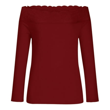 Bospose Long Sleeve Shirt Women Corset Top Lace Top One Shoulder Crop Top Women S Fashion Solid Color Shoulder Stitching Slim Blouse Lady Solid Color Fit Top S
Bospose Long Sleeve Shirt Women Corset Top Lace Top One Shoulder Crop Top Women S Fashion Solid Color Shoulder Stitching Slim Blouse Lady Solid Color Fit Top S