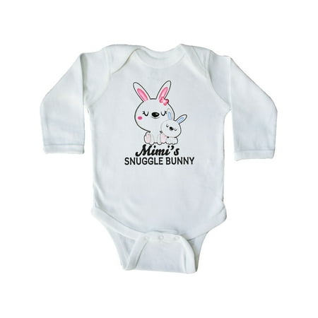 Inktastic Mimis Snuggle Bunny Easter Gift Baby Boy Long Sleeve Bodysuit