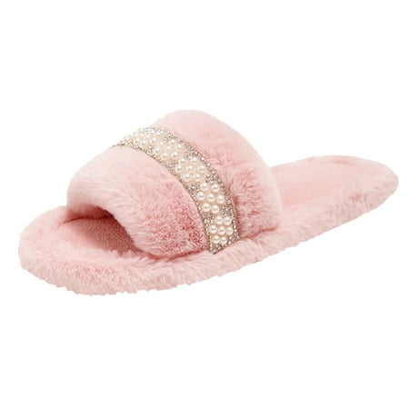 Sopiago Open Toe Winter Slippers for Women Memory Foam Slip On House Slippers Pink 8
Sopiago Open Toe Winter Slippers for Women Memory Foam Slip On House Slippers Pink 8