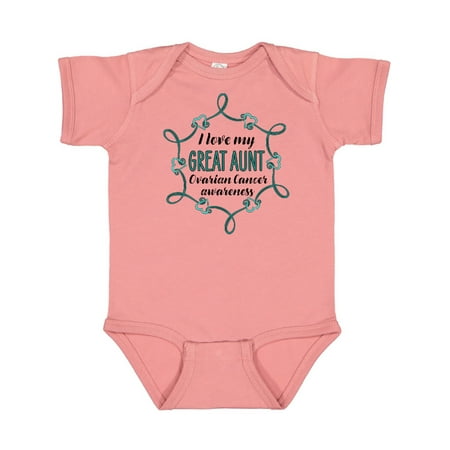Inktastic I Love My Great Aunt Ovarian Cancer Awareness Gift Baby Boy or Baby Girl Bodysuit
Inktastic I Love My Great Aunt Ovarian Cancer Awareness Gift Baby Boy or Baby Girl Bodysuit