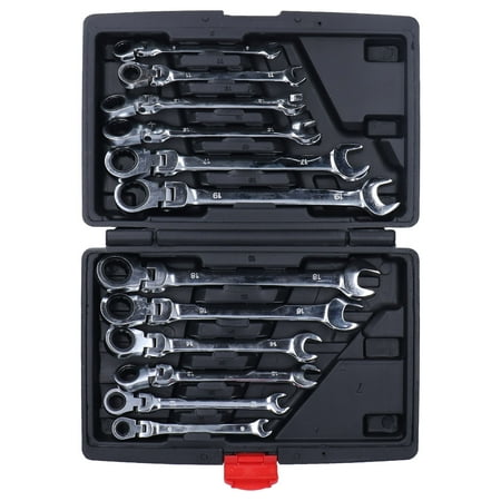 Flexible Head Ratcheting Wrench Tool Steel 12Pcs Precise 72 Teeth Ratchet Combination Spanner Finish Polishing For Pipeline Repair
Flexible Head Ratcheting Wrench Tool Steel 12Pcs Precise 72 Teeth Ratchet Combination Spanner Finish Polishing For Pipeline Repair