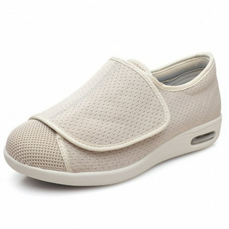 Comfortable Walking Shoes for Women Hook-and-loop Design Mesh Upper Shoes with Non Slip Sole
Comfortable Walking Shoes for Women Hook-and-loop Design Mesh Upper Shoes with Non Slip Sole