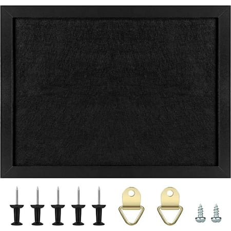 Cork Board Bulletin Board Cork Boards for Walls with Pins Eye Bolts gaskets Screws Pin Board for Office School and Home (All Black 17“x23 - 1P)
Cork Board Bulletin Board Cork Boards for Walls with Pins Eye Bolts gaskets Screws Pin Board for Office School and Home (All Black 17“x23 - 1P)