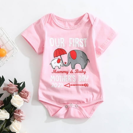 Vedolay Summer Jumpsuits Girls Printed Knit Romper with Elastic Waistband Pink 6-12 Months
Vedolay Summer Jumpsuits Girls Printed Knit Romper with Elastic Waistband Pink 6-12 Months