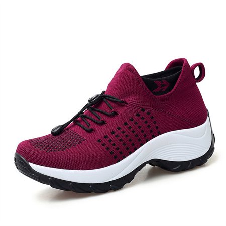 HSC Business Womens Slip On Sneakers Breathable Walking Shoes Knitted Comfort Wedge Platform Loafers Fashion Sock Shoes
HSC Business Womens Slip On Sneakers Breathable Walking Shoes Knitted Comfort Wedge Platform Loafers Fashion Sock Shoes