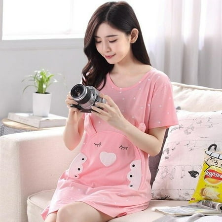 QWZNDZGR Summer Knitted Cotton Women s Sleep Lounge Dress Big Girls Cartoon Sleepwear Nightgowns Sleepshirts Night Shirts Home Clothing
QWZNDZGR Summer Knitted Cotton Women s Sleep Lounge Dress Big Girls Cartoon Sleepwear Nightgowns Sleepshirts Night Shirts Home Clothing