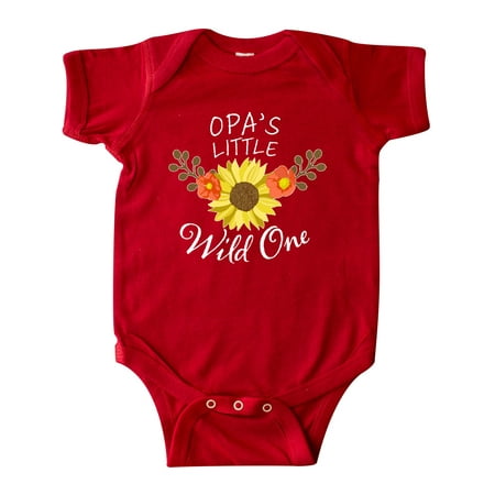 Inktastic Opa s Little Wild One with Beautiful Sunflower Gift Baby Boy or Baby Girl Bodysuit
Inktastic Opa s Little Wild One with Beautiful Sunflower Gift Baby Boy or Baby Girl Bodysuit