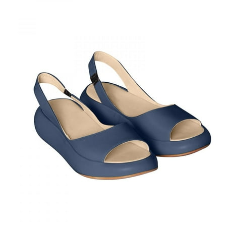 Todqot Slippers for Women- Fish Mouth Flat Summer Sandals Women Thick bottom Anti Slip indoor outdoor Blue 39
Todqot Slippers for Women- Fish Mouth Flat Summer Sandals Women Thick bottom Anti Slip indoor outdoor Blue 39