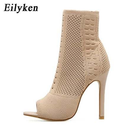 Eilyken New Style Peep Toe Ankle Boots Stretch Women Fabric Out Breathable Booties Sexy Dance Pole Ladies Pumps Shoes
Eilyken New Style Peep Toe Ankle Boots Stretch Women Fabric Out Breathable Booties Sexy Dance Pole Ladies Pumps Shoes