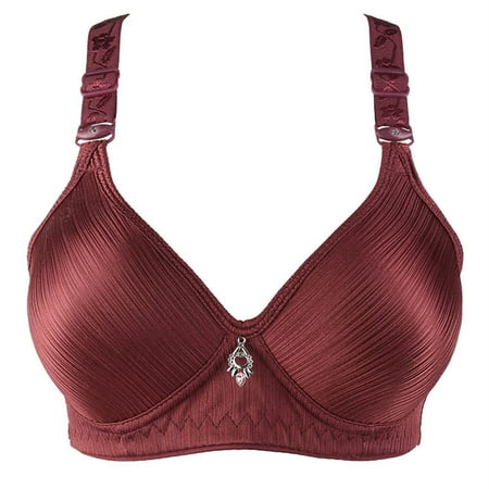 HTNBO T Shirt Bras for Women Racerback Seamless Comfort Plus Size Underwear Front Closure Cotton Wine 90/40BC
HTNBO T Shirt Bras for Women Racerback Seamless Comfort Plus Size Underwear Front Closure Cotton Wine 90/40BC
