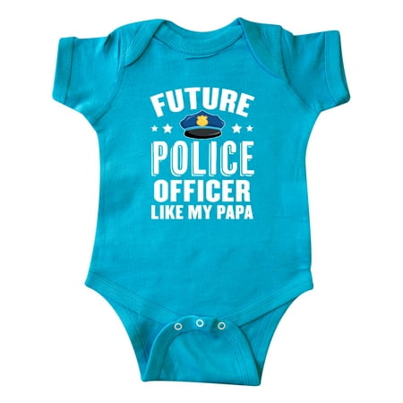 Inktastic Future Police Officer Like My Papa Gift Baby Boy or Baby Girl Bodysuit