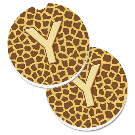 Caroline s Treasures CJ1025-YCARC Monogram Initial Y Giraffe Set of 2 Cup Holder Car Coasters Large multicolor
Caroline s Treasures CJ1025-YCARC Monogram Initial Y Giraffe Set of 2 Cup Holder Car Coasters Large multicolor