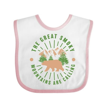 Inktastic The Great Smoky Mountains Are Calling Gift Baby Boy or Baby Girl Bib