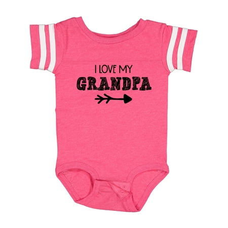 Inktastic I Love My Grandpa with Arrow Gift Baby Boy or Baby Girl Bodysuit 
Inktastic I Love My Grandpa with Arrow Gift Baby Boy or Baby Girl Bodysuit