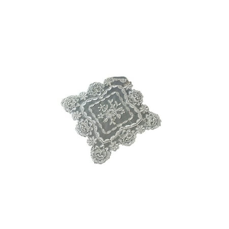 Cup Mat Lace Embroidery Festival Cafe Dining Table Decoration Nonslip Pad Tableware Wine Glass Drink Mugs Dish Placement Square Silver Wire
Cup Mat Lace Embroidery Festival Cafe Dining Table Decoration Nonslip Pad Tableware Wine Glass Drink Mugs Dish Placement Square Silver Wire