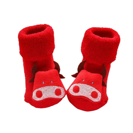 AOMPMSDX Baby Socks Christmas Socks Cartoon Winter Thickened Baby Socks Antiskid Baby Floor Socks L 1 Years-3 Years
AOMPMSDX Baby Socks Christmas Socks Cartoon Winter Thickened Baby Socks Antiskid Baby Floor Socks L 1 Years-3 Years