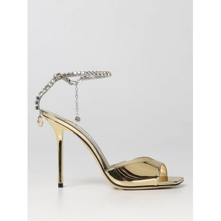 Jimmy Choo Heeled Sandals Woman Gold Woman