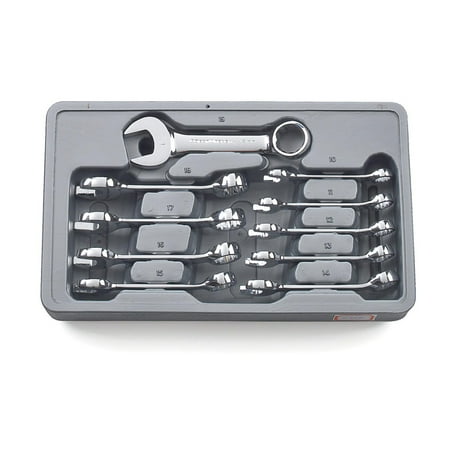 10 Piece Stubby Wrench Set 10-19MM