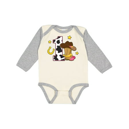 Inktastic Cowgirl Birthday One Years Old with Cowgirl Boots Gift Baby Girl Long Sleeve Bodysuit
Inktastic Cowgirl Birthday One Years Old with Cowgirl Boots Gift Baby Girl Long Sleeve Bodysuit