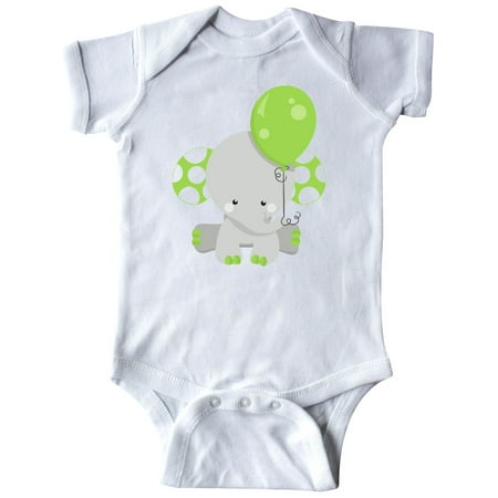 Inktastic Little Gray Elephant Holding A Green Balloon Gift Baby Boy or Baby Girl Bodysuit
Inktastic Little Gray Elephant Holding A Green Balloon Gift Baby Boy or Baby Girl Bodysuit