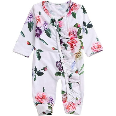 YOUI-GIFTS Newborn Baby Girs Long Sleeve Floral Romper Jumpsuit Outfit Clothes for Toddler Infant
YOUI-GIFTS Newborn Baby Girs Long Sleeve Floral Romper Jumpsuit Outfit Clothes for Toddler Infant