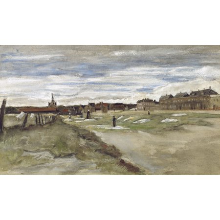 Bleachery At Scheveningen Stretched Canvas - (36 x 24)