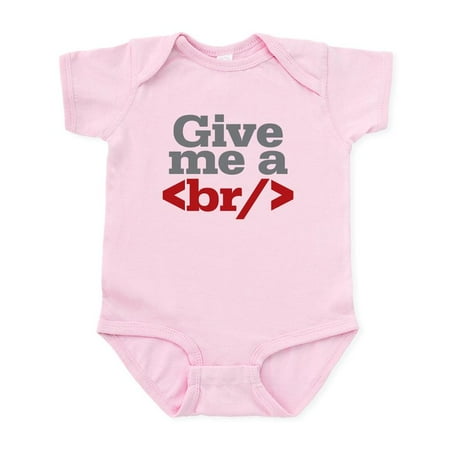 CafePress - Give Me A Break HTML Infant Bodysuit - Baby Light Bodysuit