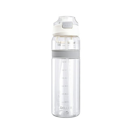 YMH 850ML Water Bottle Fade-less Measuring Scale Print Leak Proof Reusable BPA Free Water Bottle with Handle Straw for Home
YMH 850ML Water Bottle Fade-less Measuring Scale Print Leak Proof Reusable BPA Free Water Bottle with Handle Straw for Home
