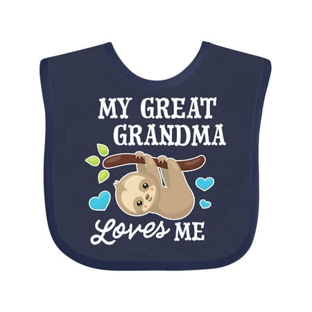 Inktastic My Great Grandma Loves Me with Sloth and Hearts Gift Baby Boy or Baby Girl Bib
Inktastic My Great Grandma Loves Me with Sloth and Hearts Gift Baby Boy or Baby Girl Bib