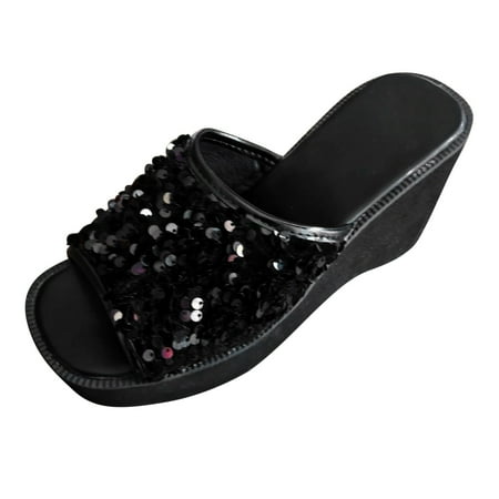 HSMQHJWE Sandals Women Rubber Sandals For Women Wide Width Ladies Fashion Summer Solid Color Sequin Platform Open Toe Wedge Platform Sandals Women Sandals Size 10 Wide Width
HSMQHJWE Sandals Women Rubber Sandals For Women Wide Width Ladies Fashion Summer Solid Color Sequin Platform Open Toe Wedge Platform Sandals Women Sandals Size 10 Wide Width