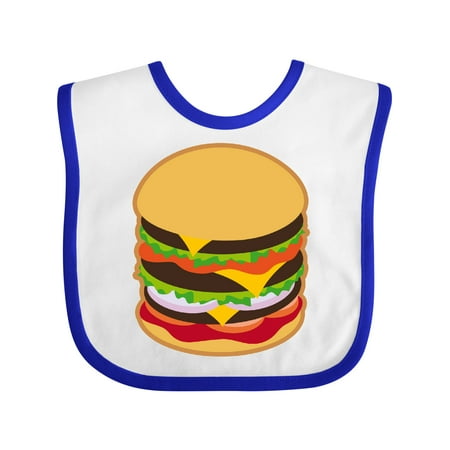 Inktastic Hamburger Lover Gift Baby Boy or Baby Girl Bib