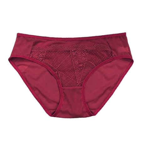 Underwear for Women Lace Thin Ribbon Hollowt and Raise The Pure Brief Womens Lingerie Red One Size
Underwear for Women Lace Thin Ribbon Hollowt and Raise The Pure Brief Womens Lingerie Red One Size