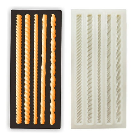 Silicone Mold DIY Chocolate Cake Mold Five Lines Rope Shape Baking Pan Kitchen
Silicone Mold DIY Chocolate Cake Mold Five Lines Rope Shape Baking Pan Kitchen