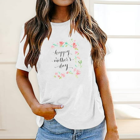 Mother s Day T-Shirt for Women Womens Short Sleeve Shirts Summer Casual Graphic Tee Tops Crewneck Printing Blouses
Mother s Day T-Shirt for Women Womens Short Sleeve Shirts Summer Casual Graphic Tee Tops Crewneck Printing Blouses