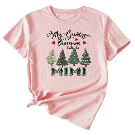 Tank Top for Women Nursing Tops Womens Christmas Short Sleeve Top Leisure Print T-shirt Short Sleeve Crew Neck Print Tops Tank Tops Womens Blouses and Tops Dressy Clearance Pink XL
Tank Top for Women Nursing Tops Womens Christmas Short Sleeve Top Leisure Print T-shirt Short Sleeve Crew Neck Print Tops Tank Tops Womens Blouses and Tops Dressy Clearance Pink XL