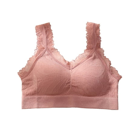 Sport Bras for Women Beautiful Wrap Bust V Neck Breathable Wireless Push up Bra for Womens Pink One Size
Sport Bras for Women Beautiful Wrap Bust V Neck Breathable Wireless Push up Bra for Womens Pink One Size