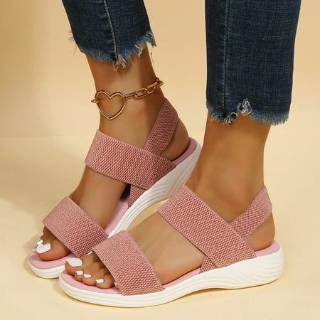 NEGJ Ladies Fashion Summer Solid Color Mesh Breathable Flat Fish Mouth Roman Sandals
NEGJ Ladies Fashion Summer Solid Color Mesh Breathable Flat Fish Mouth Roman Sandals