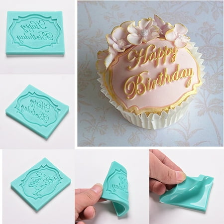 Mmucco 1 Pcs Happy Birthday Silicone Mould Cake Decorating Lace Impression Mat Baking Mold Color Random
Mmucco 1 Pcs Happy Birthday Silicone Mould Cake Decorating Lace Impression Mat Baking Mold Color Random