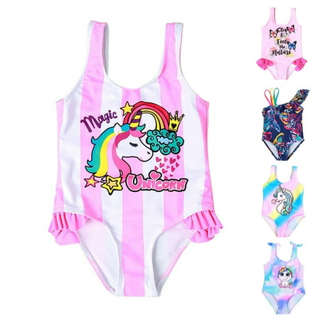 SILVERCELL Kids Girls Cute Unicorn Printed One Piece Swimsuits Cartoon Beachwear Bathing Suit 2-6 Years
SILVERCELL Kids Girls Cute Unicorn Printed One Piece Swimsuits Cartoon Beachwear Bathing Suit 2-6 Years